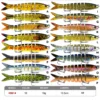 Random PROBEROS Jointed Swimbait 13.5cm