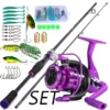 Sougayilang Fishing Rod Reel Set