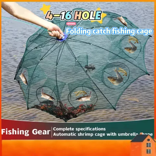 sg-11134201-824ho-me9vx871toue08.webp 16 Hole Folding Fishing Net Shrimp Cage